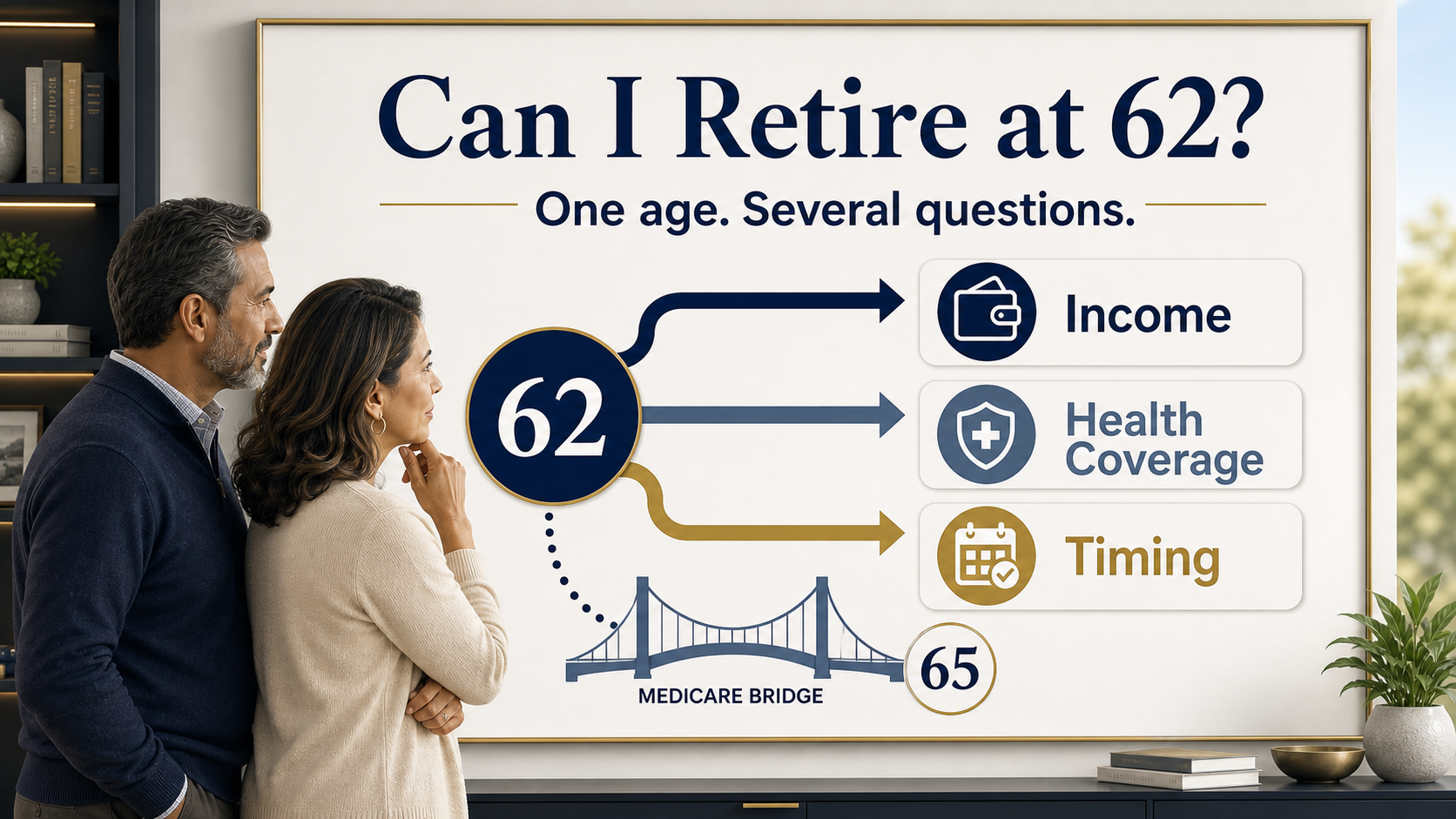 Thinking About Retiring at 62? Start With These Questions. visual