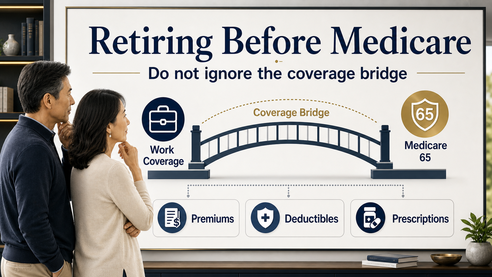 Retiring Before Medicare? Don’t Miss the Coverage Bridge. visual